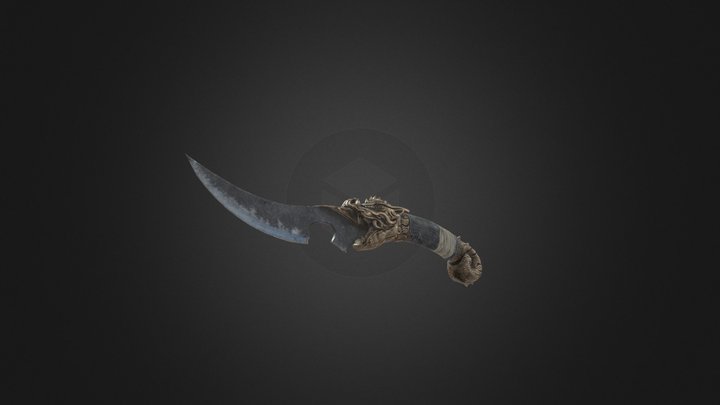 Dragon Dagger 3D Model