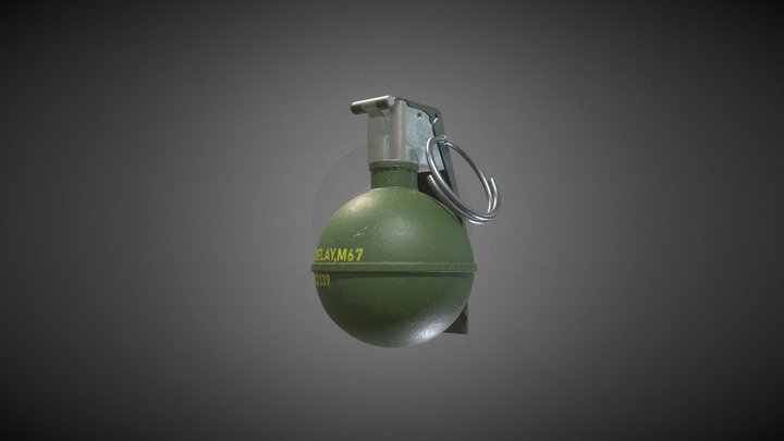 M67 Grenade 3D Model