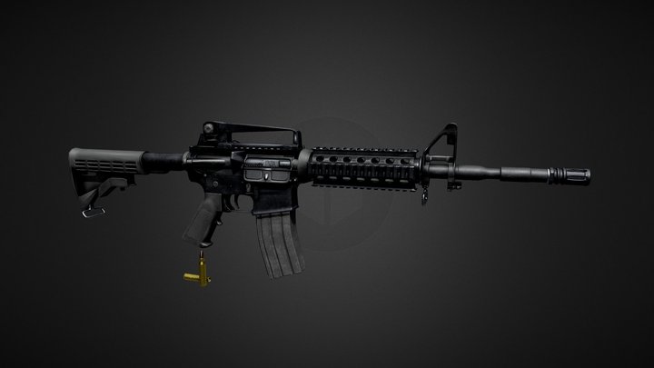 Colt M4A1 Carbine 3D Model