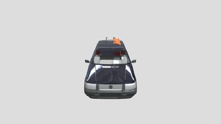 Fiat Uno Com Escada 3D Model