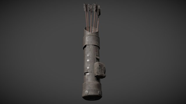 Holster and arrows 3D Model