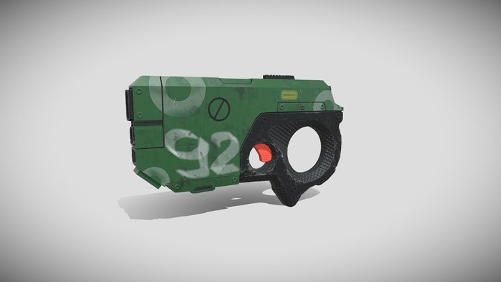 Sci-fi weapon nr.2 3D Model