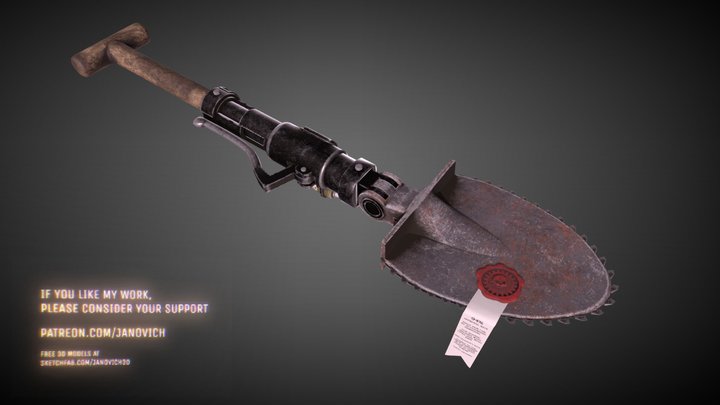 ChainShovel Krieg 3D Model
