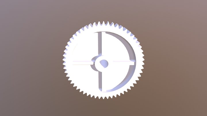 шестеренка-редуктор электромобиля 3D Model