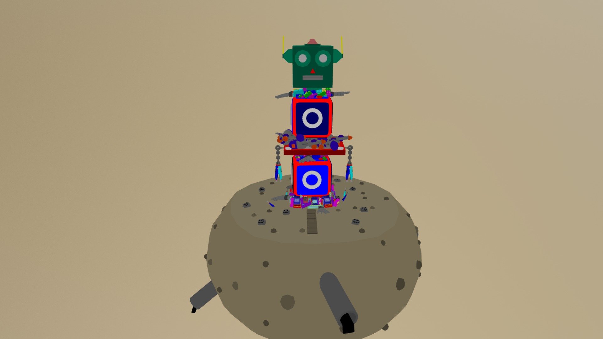 Toy Tower Diorama