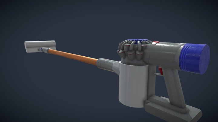 Dyson Vacuum 3D Model