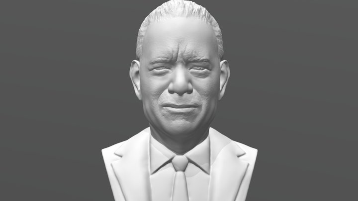 Tom Hanks bust for 3D printing 3D Model