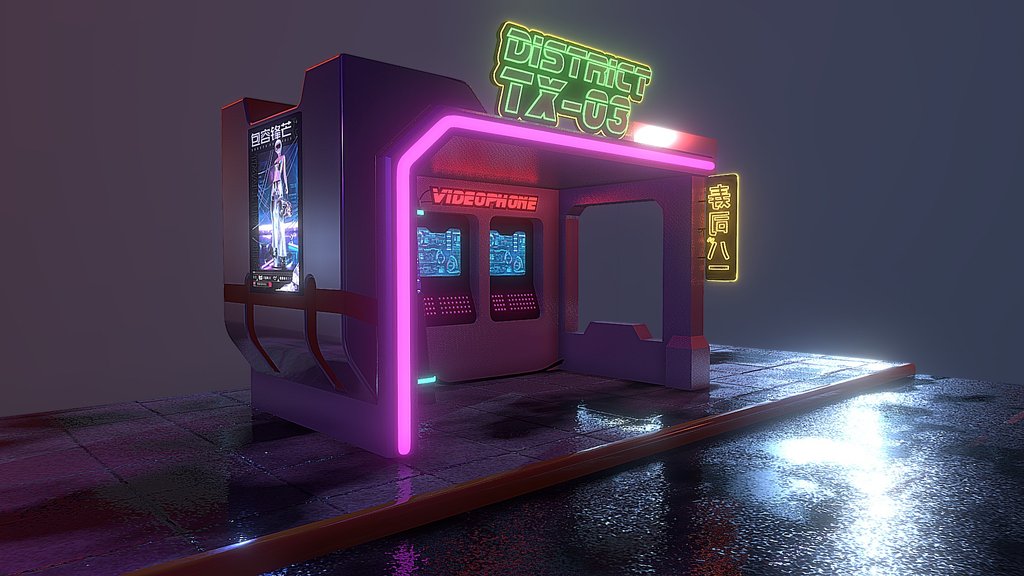 Cyberpunk station