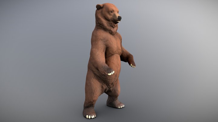 Bear figure 3D Model