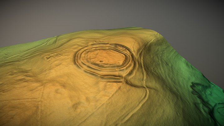 Castle Hill Alnham, Northumberland (UK) – Modello 3D gratuito STL