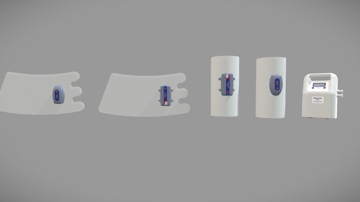 深静脉栓塞预防治疗仪 3D Model