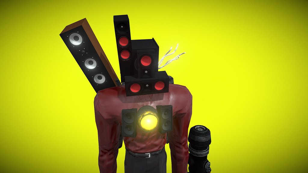 INFECTED INJURED TITAN SPEAKERMAN 1.0