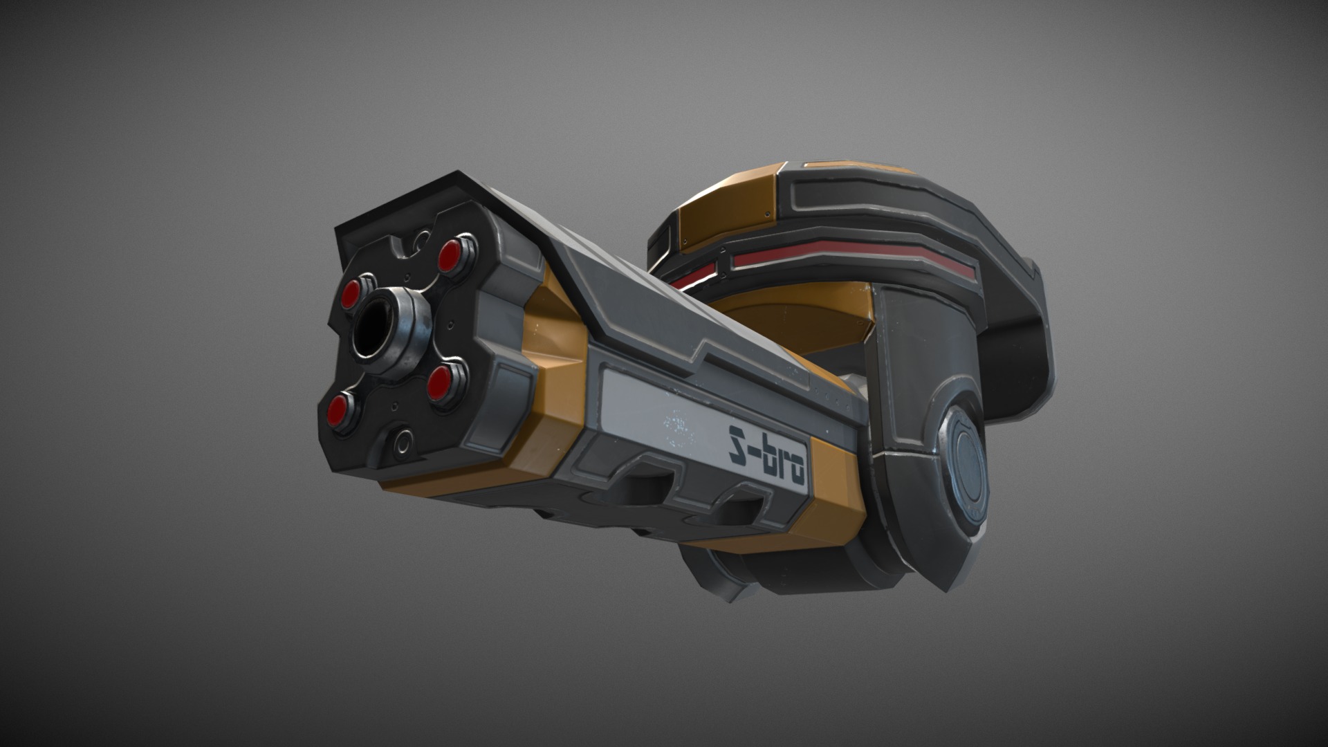 3D model Game-Ready Sci-fi camera - This is a 3D model of the Game-Ready Sci-fi camera. The 3D model is about a close-up of a toy car.