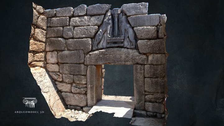Lions Gate Mycenae | GREECE 3D Model