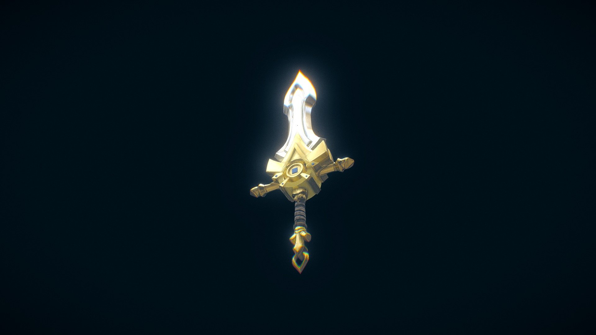 Aac202 Prop: Sword - 3d Model By Edric.lee [36aca43] - Sketchfab