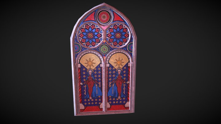 Stained Glass : model 2 3D Model
