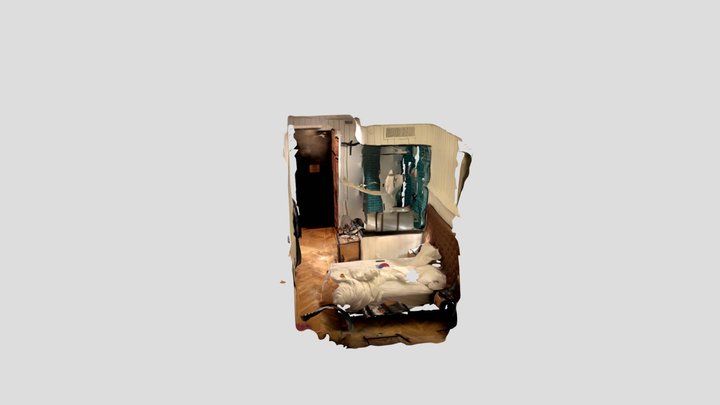 Willamsburg Hotel Room-poly 3D Model