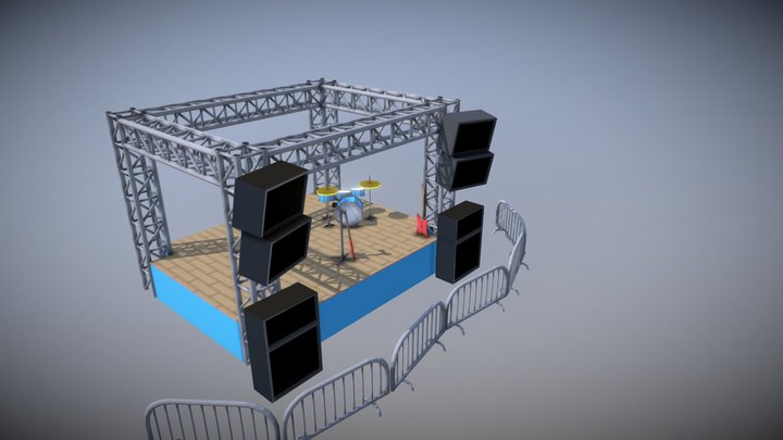 Concert 3D Model