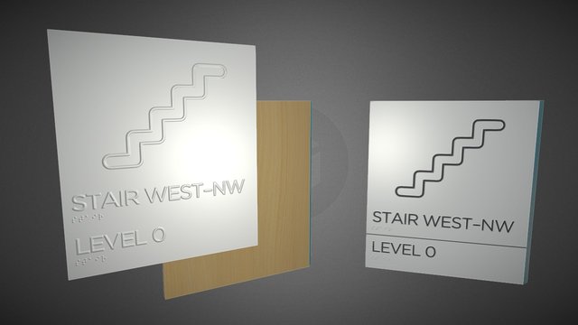 Polymer Sign test_01 3D Model