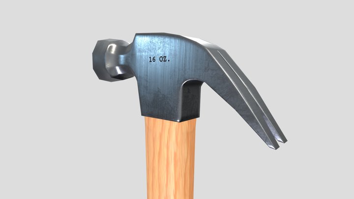 Claw Hammer 3D Model