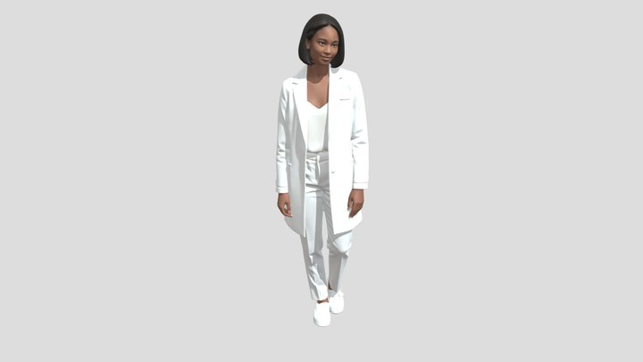 Elegance in White – Modello 3D gratuito STL