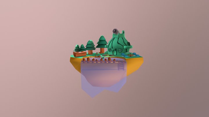 1045448033_陳欣怡_鱷魚綠洲 3D Model