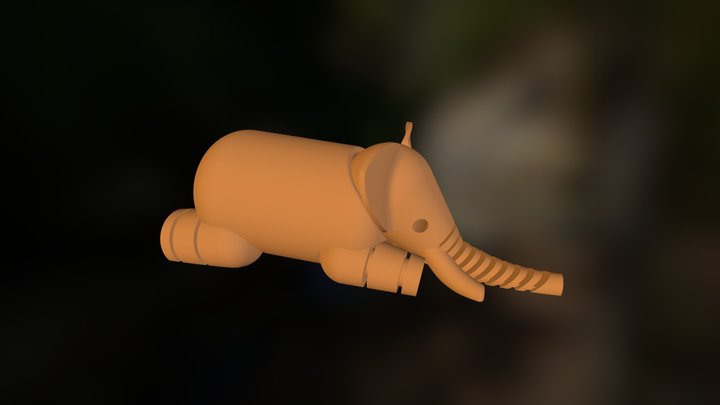 LFS Elephant Geant 3D Model