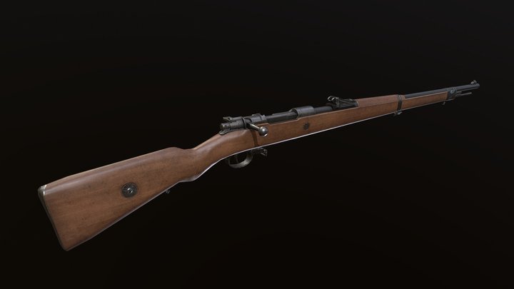 Gewehr 98 Mauser 3D Model