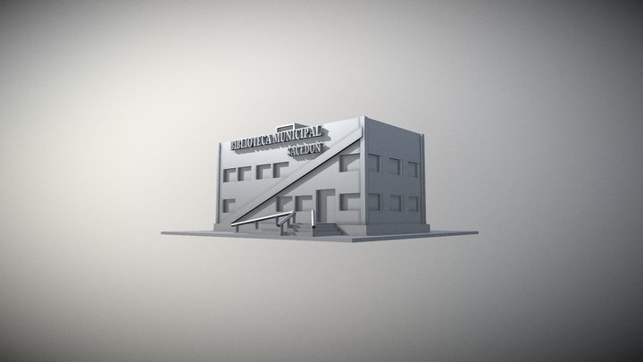 nueva Biblioteca Sacedon 3D Model
