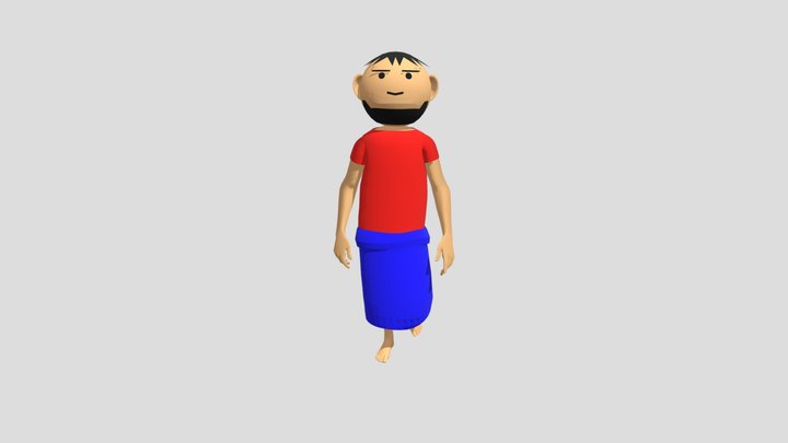 muslim charactar | animated charactar | 3D Model