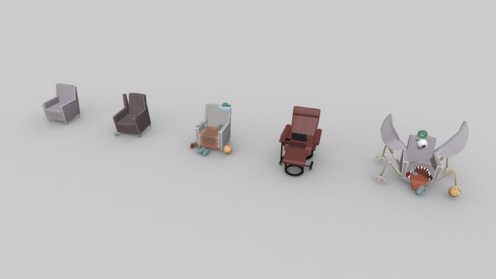 Homework [XYZ] School (Secondary Forms) 3D Model