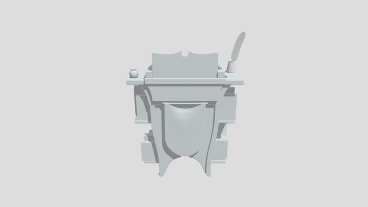 Wizard's Lectern 3D Model