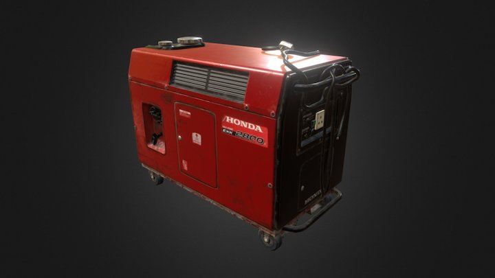 Honda Generator EXK 2800s 3D Model