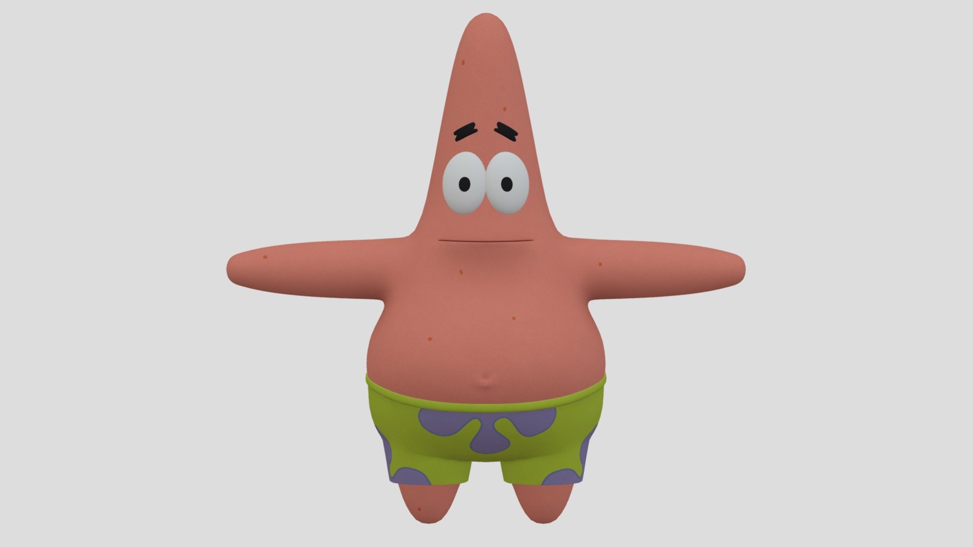 BFBBR - Patrick (Updated) - Download Free 3D model by SMF Features ...