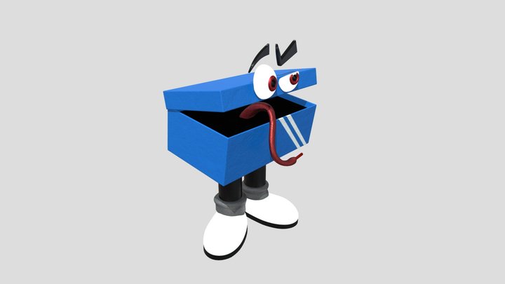 Sneakerbox NFT Stripes 3D Model