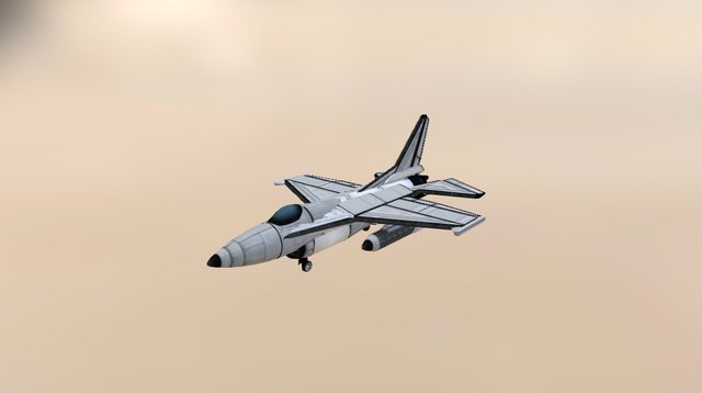 F-16 Fighting Falcon - Kerbal Space Program 3D Model