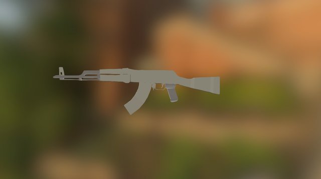 Ak47 WIP 3D Model