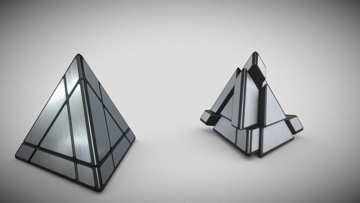 ShengShou Mirror Pyraminx 3D Model