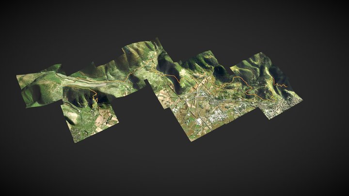 SPOLETO_PORETA_tracciato 3D Model