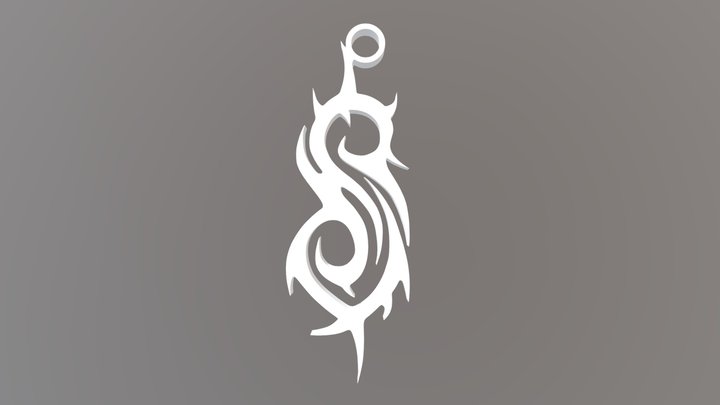 3D printable slipknot keychain 3D Model