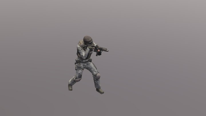 scpunity_-_guard_ik_rig 3D Model