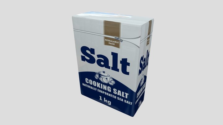 Cooking Salt ARIDLL 3D Model
