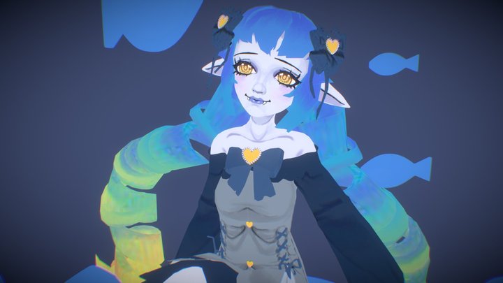 Isopod Girl - 3D Model 3D Model