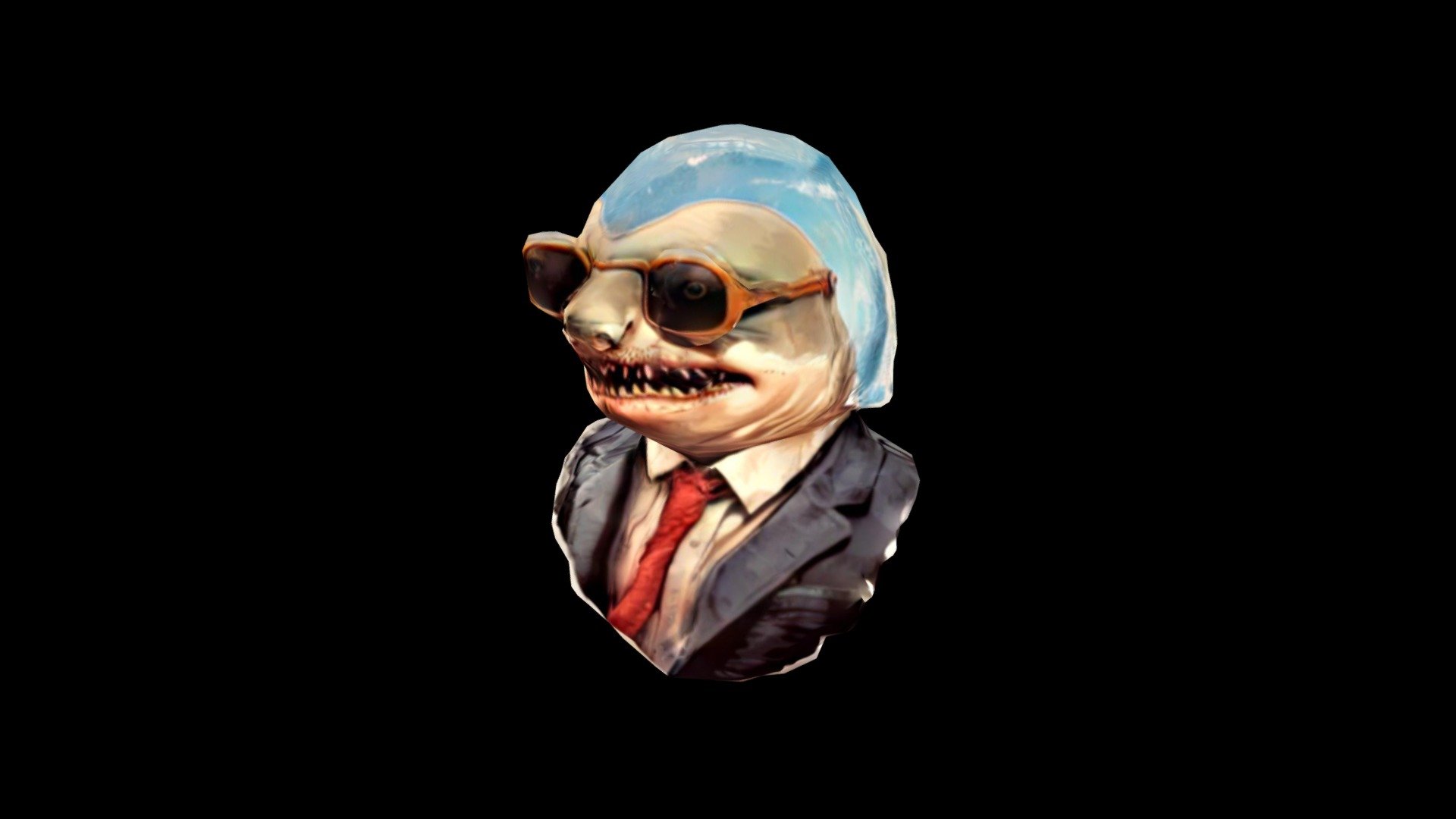 Playful Smirk A Cartoonish Artistic Fusion Mouth - Download Free 3D ...