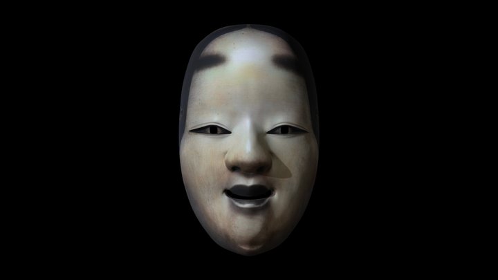 小面 / Ko-omote Mask 3D Model