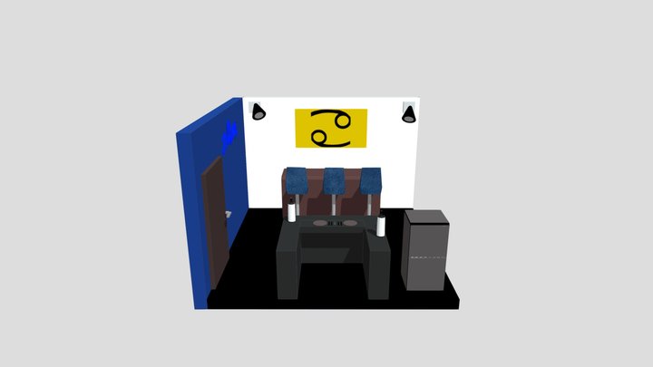 Game Visuals Cubicle Design 3D Model