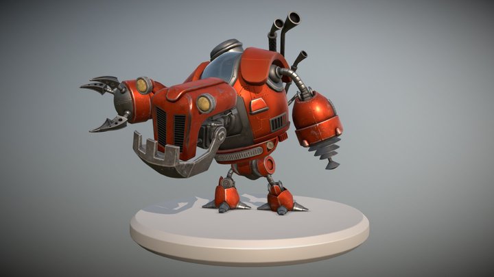 Warbot 3D Model