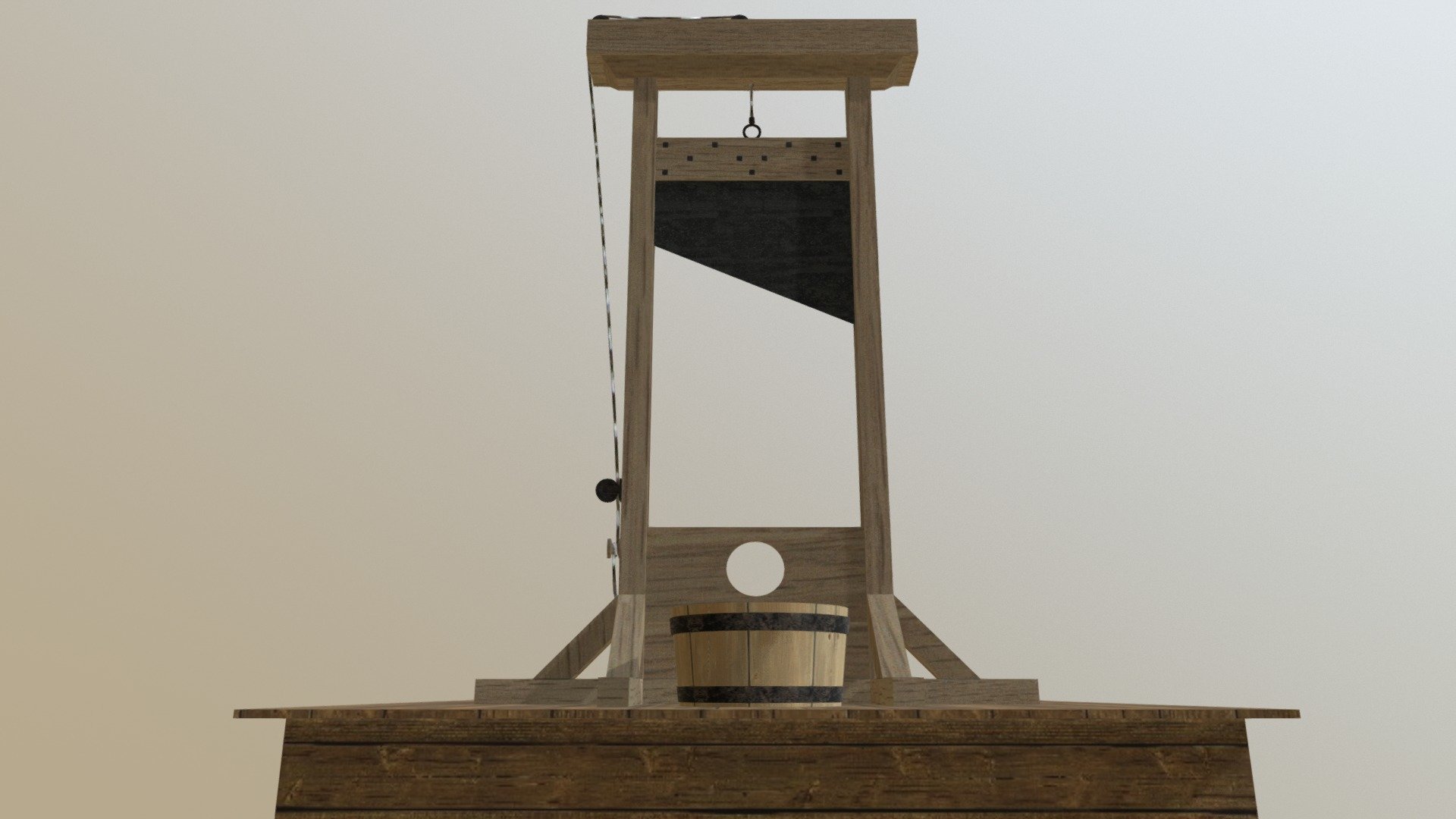 A french Style Guillotine - Guillotine - Download Free 3D model by keith_jo...