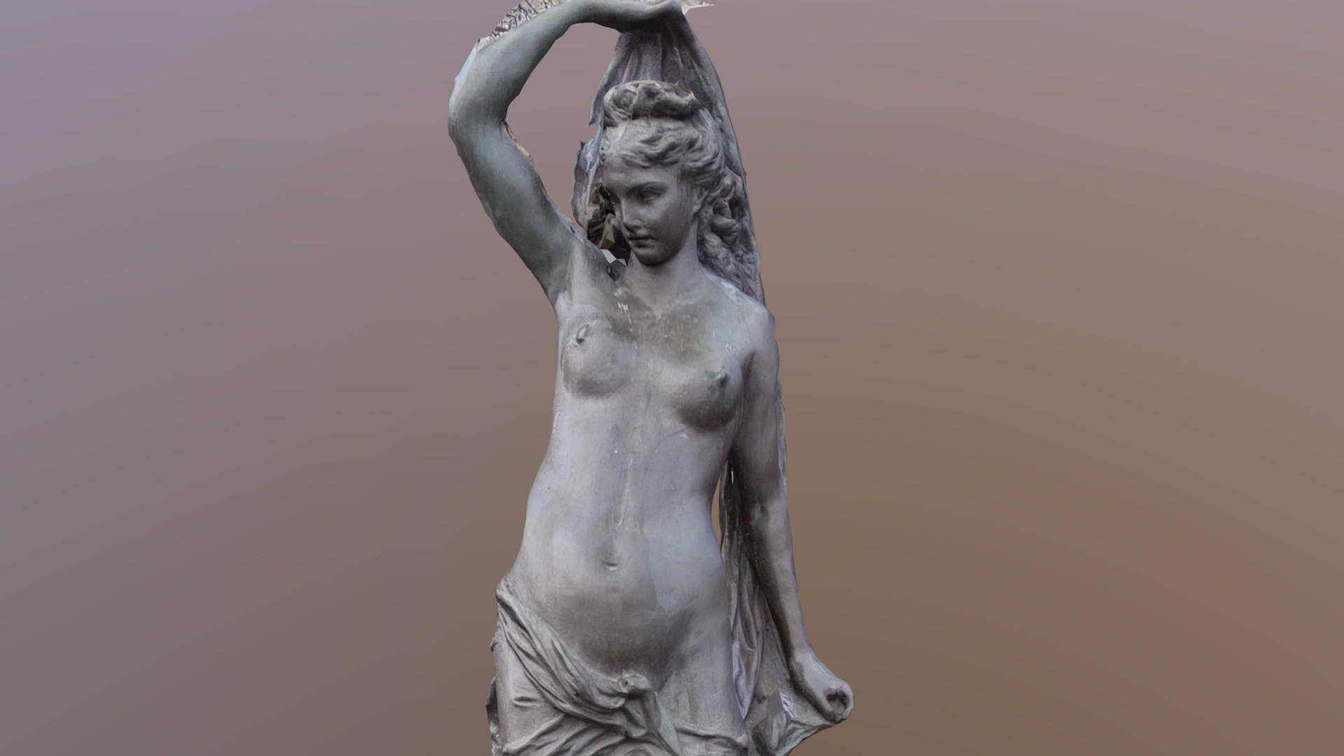 Fountain - low-poly