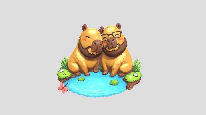Capybara Couple